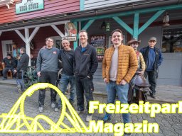 Aufbau des Themenbereichs „Sonnenbucht“ in FANTASIA (März 2025)